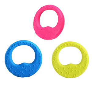 Hot Sale Custom Non-Toxic Durable TPR Molar <b>Interactive</b> Dog Chew <b>Toys</b> Durable Rubber Moon Star Shape <b>Pet</b> <b>Toys</b> - Product Image 1