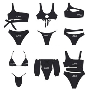 Manufacturing Wholesale New Design Swimwear Ladies Brazilian <strong>Sexy</strong> One Piece Swimsuit Oem Odm Split Body Custom Logo <strong>Bikini</strong> <strong>Set</strong> - Product Image 1