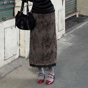 กระโปรงสั้นปักลายเสือดาวสำหรับผู้หญิงกระโปรงเอวสูงแบบลำลองฤดูร้อน - Product Image 5