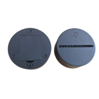 Veilleuse LED de bureau en ABS, petite lampe à diode électroluminescente, alimentation secteur