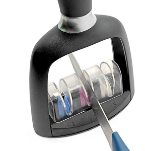 3-Stage <strong>Knife</strong> <strong>Sharpener</strong> - Premium Kitchen <strong>Knife</strong> <strong>Sharpeners</strong> - Adjustable Handheld Manual <strong>Knife</strong> <strong>Sharpeners</strong> by <strong>Sharp</strong> Pebble - Product Image 4