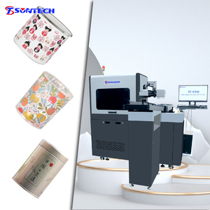 Cilindro rotativo de alta velocidad 360 Impresora UV de inyección de tinta digital Impresión de vasos de botellas y latas - Product Image 1