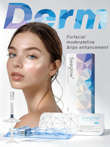 Vente en gros de Seeglow 2ml, gel anti-rides à l'<span class=keywords><strong>acide</strong></span> hydroxy, produits de comblement dermique, concentration d'HA de 18-25mg/ml, pour injections nasales, <span class=keywords><strong>des</strong></span> lèvres et du visage, 6-18 - Product Image 2