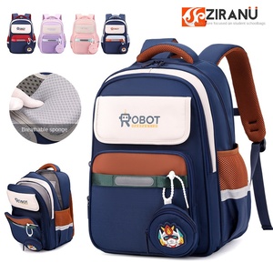 Siêu nhẹ Patterned sinh viên Ba lô cho bé trai cô gái xuyên biên giới thời trang lớp 4-6 schoolbag Ridge lưới không thấm nước - Product Image 2