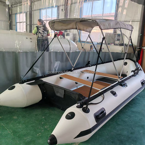 Gommone Gonfiabile da 4,2m con Tendalino e <span class=keywords><strong>Motore</strong></span> Fuoribordo per Pesca e Tempo Libero, Approvato CE - Product Image 2