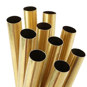 Copper pipes for machinery electric conduction ASTM C2600 Copper Brass straight tube