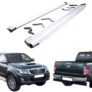 MARVELAND Aluminum Alloy+PP Plastic Auto Aftermarket Part Side Step Running Board for Hilux Vigo 2012-2014 - Product Image 5