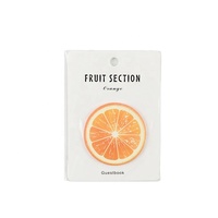 Bloc-notes de forme personnalisée de fruits mignons colorés Bloc-notes autocollant personnalisé professionnel