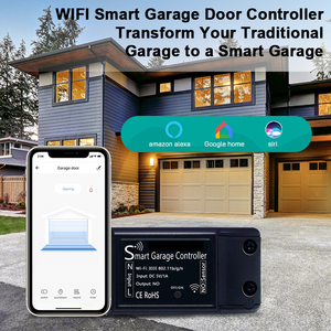 Ouvre-<span class=keywords><strong>porte</strong></span> de <span class=keywords><strong>garage</strong></span> intelligent sans fil avec capteur d'inclinaison, contrôle à distance par application, système de notification pour <span class=keywords><strong>porte</strong></span> de <span class=keywords><strong>garage</strong></span>, accès à distance à la <span class=keywords><strong>porte</strong></span> de <span class=keywords><strong>garage</strong></span> - Product Image 2