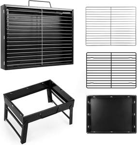 Portable Charbon Grill <span class=keywords><strong>En</strong></span> Acier Inoxydable Pliant Grill Table <span class=keywords><strong>En</strong></span> Plein Air Fumeur BBQ <span class=keywords><strong>pour</strong></span> Pique-Nique Jardin <span class=keywords><strong>Terrasse</strong></span> Camping Voyage - Product Image 5