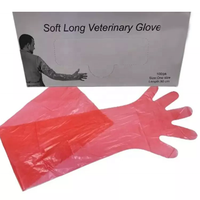 Gants vétérinaires jetables à manches longues de 90 cm pour l'insémination du bétail et les examens rectaux (Thaïlande, Vietnam)