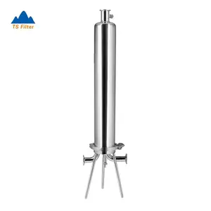 [TS Filter] 20 Inch Stainless Steel Bir Filter Housing untuk Mikro Bir Pembuatan Bir