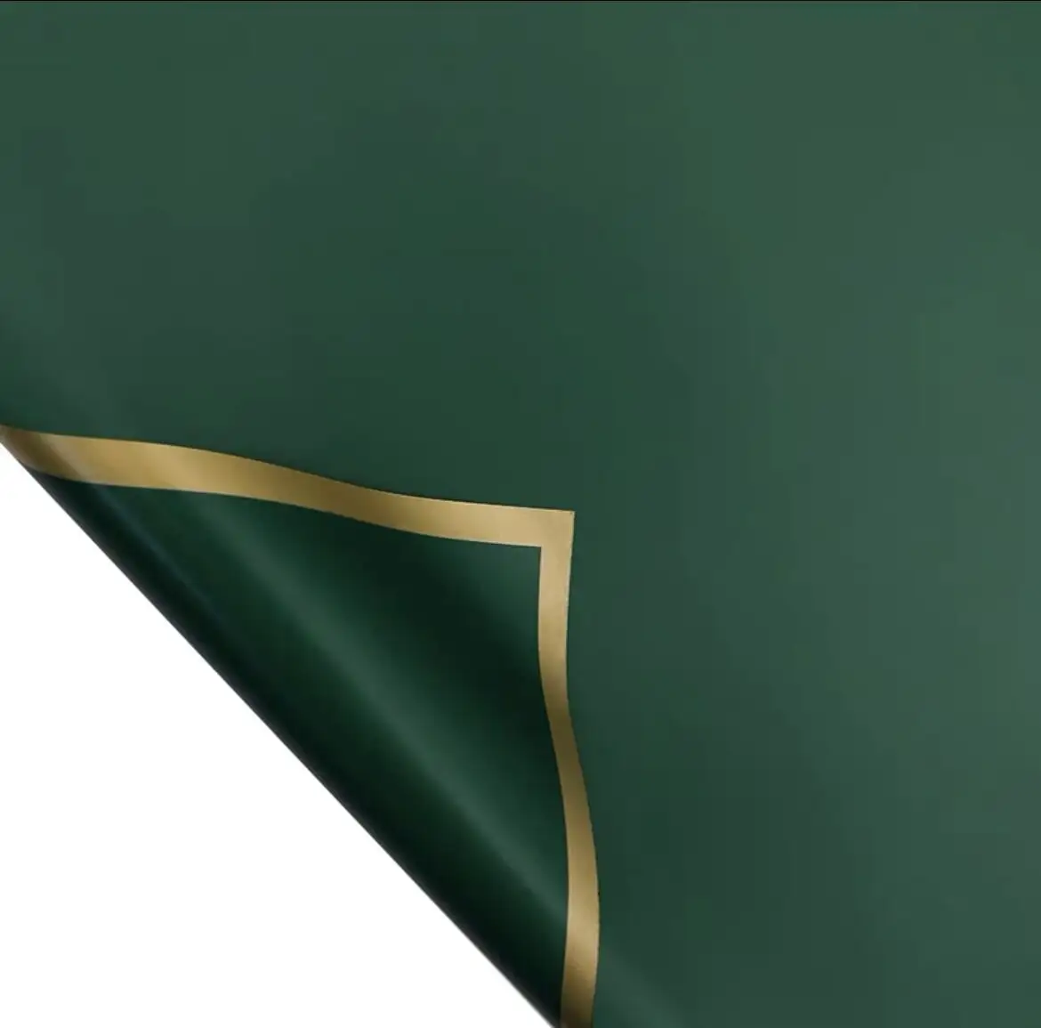 लक्जरी बनावट वाला कस्टम प्रिंटिंग रैपिंग उपहार टिशू पेपर हरा रंग मोटा उच्च गुणवत्ता वाला रैपिंग पैकेजिंग पेपर