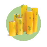 Emballage d'emballage alimentaire Transparent de qualité alimentaire 30cm 45cm PVC Film étirable 1000m Jumbo rouleau pour supermarché