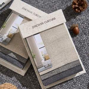 Muestra <span class=keywords><strong>de</strong></span> Tela <span class=keywords><strong>de</strong></span> Cortina Opaca Personalizada Jinchan <span class=keywords><strong>para</strong></span> Dormitorio y Sala <span class=keywords><strong>de</strong></span> Estar, Textura <span class=keywords><strong>de</strong></span> Lino, Oscurecedora <span class=keywords><strong>de</strong></span> Habitaciones - Product Image 4