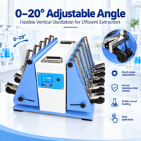 Agitateur vertical à entonnoir de séparation Cenlee Laboratory, 350 tr/min, amplitude de 40 mm, pour l'extraction liquide-liquide et la séparation eau-huile