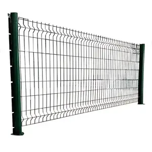 Painel 3D decorativo Cerca Jardim Cerca Painel Curvo Painel Soldado Wire Mesh para Privacy Garden Fence