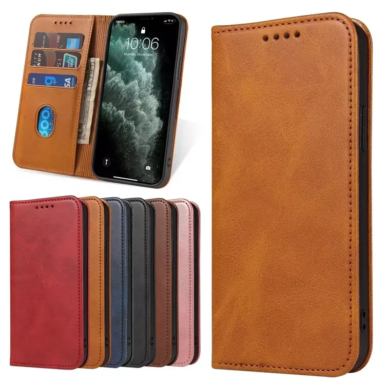 Wholesale Shockproof New Style TPU Pu Flip Leather Wallet Mobile Phone Case For Iphone 13 pro max