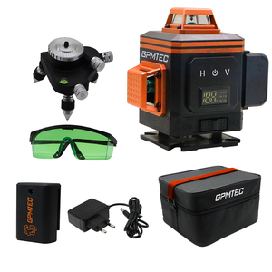 Niveau laser numérique 16 lignes 4D Green Cross 360 rotatif à nivellement automatique avec trépied pour le nivellement du bricolage - Product Image 4