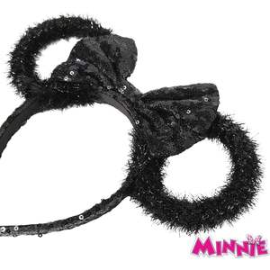 ที่คาดผมหูดิ้นเมาส์ดิสนีย์มินนี่พร้อมโบว์เลื่อมเครื่องประดับผมสำหรับเด็กและผู้ใหญ่รักคอลเลกชันของเธอ - Product Image 6