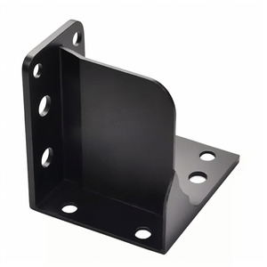 Fabrication sur mesure de tôles métalliques de précision OEM, support en acier épais soudé, base de montage en forme de U robuste - Product Image 5