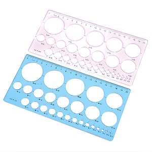 Righello Multiuso per Quilling, Righello a Cerchio, Stencil in Plastica, Strumento Geometrico per Disegno, Forniture per Studenti, Scuola e Ufficio - Product Image 4