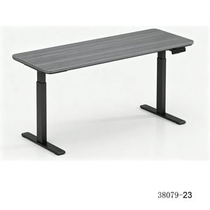 Escritorio Rectangular Moderno de Madera con 2 Compartimentos de Almacenamiento, Mueble de Oficina Independiente 38079-TZ12 - Product Image 5