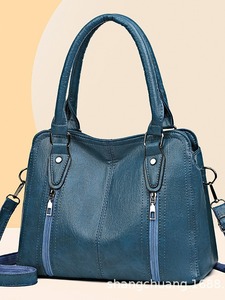 Bolsos de Mensajera para Mujer, de Color Sólido, Gran Capacidad, Bolsos de Mano de Cuero PU, Bolso Tipo Bandolera - Product Image 2