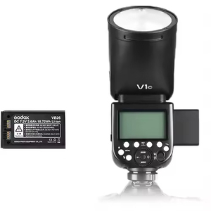 <span class=keywords><strong>Flash</strong></span> de Cabeza Redonda Original <span class=keywords><strong>Godox</strong></span> <span class=keywords><strong>V1</strong></span> para Cámara, Speedlight TTL HSS 76Ws 2.4G Inalámbrico con Batería de Iones de Litio para Sony, Canon, Nikon, Fuji, Olympus - Product Image 3