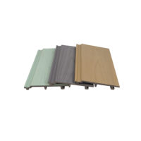 Panneaux muraux extérieurs WPC 21-174 mm, usine chinoise, vente en gros, OEM, revêtement mural extérieur en composite bois