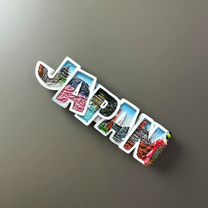 Imanes personalizados para nevera, viaje, Japón, Tokio, característico alfabeto humanista, paisaje, Decoración, regalo, recuerdos, imán 3D - Product Image 3