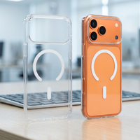 Fundas Transparentes para Teléfono Móvil al por Mayor, Carcasas Transparentes para iPhone 12 13 14 15 16 17 Pro Max