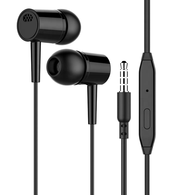 China Cheapest Wholesale 3.5 Jack In-Ear Wired Earphones with Microphone Chipset Mobile Phone Headset