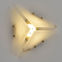 Lampe de table LED moderne Senya-Pro Alabaster Lighting, abat-jour en pierre naturelle, lampe décorative de chevet à intensité variable, lumière ambiante chaude