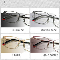 Montures de lunettes Saint Van Gogh en titane pur, conçues avec précision, rondes, ultra-légères pour hommes, pour la correction de la myopie