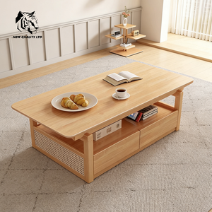 factory direct sale great price customized <b>large</b> stock ready to ship side table new design living room furniture wood tea table - Product Image 2