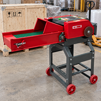 Machine à couper les fourrages à moteur électrique 9Z-1.0, avec bande transporteuse, pour couper le maïs, les tiges d'herbe, l'ensilage, pour utilisation agricole