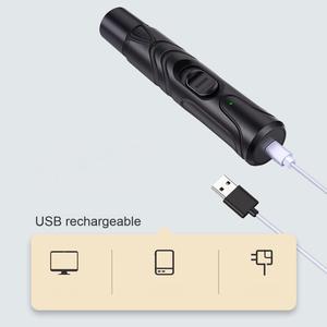 Silent Rechargeable Led Light Pet Electric Nail Grinder For <b>Dogs</b> Soft Quiet Professional For Pet Custom Logo New Arrival - Product Image 6