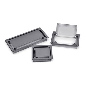 Round Cable Management Box PP Plastic Minimalist Design Durable <b>Storage</b> Bin for Desk <b>Tabletop</b> Use - Product Image 2