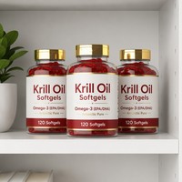 Capsules d'huile de krill antarctique OEM ODM 1000mg, complément alimentaire