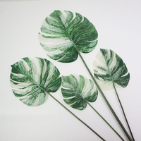 Feuille de Monstera artificielle réaliste grand format pour maquette architecturale, conception de modèles et production cinématographique