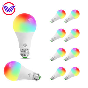 <span class=keywords><strong>Ampoule</strong></span> LED intelligente RGB à intensité variable avec télécommande Wi-Fi et contrôle musical pour hôtel, <span class=keywords><strong>prix</strong></span> de gros - Product Image 1