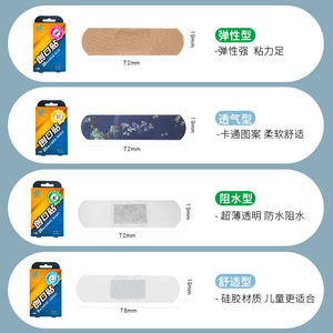 Haining Tide Self-adhesive Wound <b>Dressing</b> <b>Waterproof</b> Breathable For Children Home Protection - Product Image 2