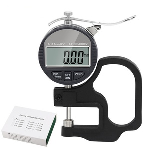 0-12,7mm Digitale Dickenmessgeräte/Instrumente/Messgeräte Geeignet für Papier, Folie, Stoff, Klebeband - Product Image 6