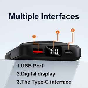 High Capacity 10000mAh Magnetic Mobile Phone Stand Holder Portable 15W Wireless Powerbank Safe 22.5W Stand High Efficiency 15W - Product Image 3