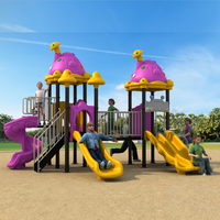 Toboggan en métal et plastique pour enfants pour parc d'aventure, jardin résidentiel, jardin d'enfants, usage extérieur à domicile