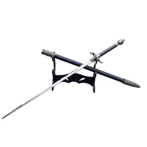 Nouveautés : Épée de Arya <span class=keywords><strong>Stark</strong></span> en métal de 30 cm, épée katana d'anime, épée en métal non tranchante, accessoire pour cosplay - Product Image 1