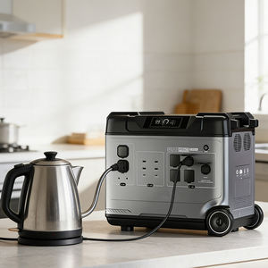 Generatore UPS Personalizzato 5000W/6000W LiFePO4, Stazione di Energia Solare Portatile MPPT 19KWh, Onda Sinusoidale Pura con Presa Accendisigari - Product Image 3