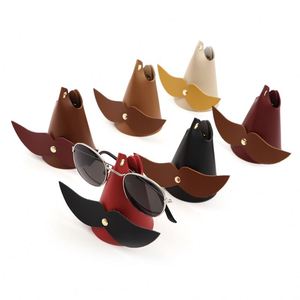 Mustache Shape PU Eyeglasses Stand Creative Desk Sunglasses Display Holder Funny Desktop <b>Glasses</b> <b>Rack</b> - Product Image 2