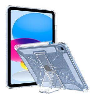 Funda Protectora Compatible con <span class=keywords><strong>iPad</strong></span> de 11 Pulgadas, Estilo Pivotante, con Ranura para Lápiz, Resistente a Caídas, Diseño Transparente para Modelos Pro 11/Air 13/M2-M5 - Product Image 3